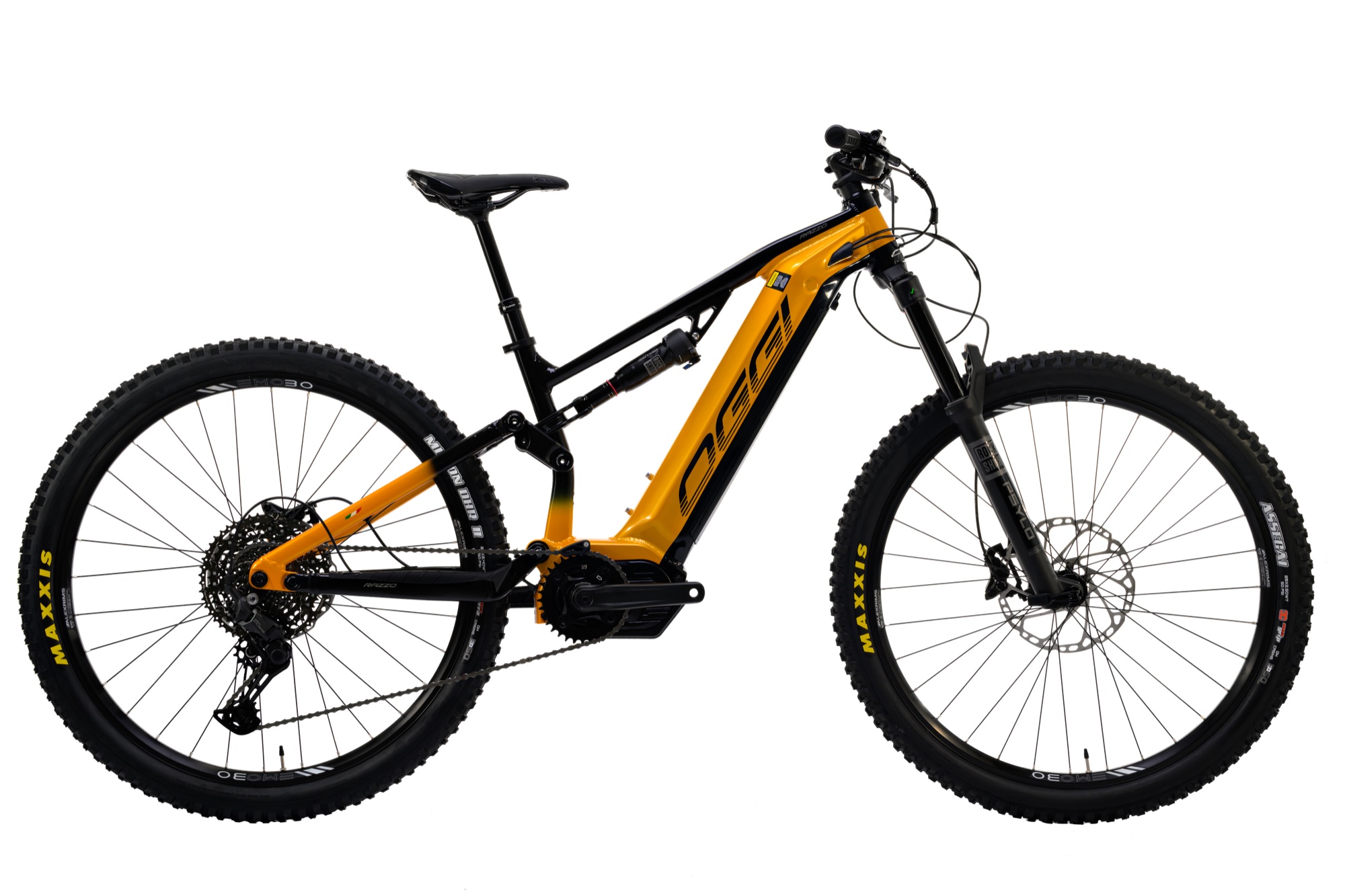 Mountain Bike Elétrica OGGI Razzo T130 amarela